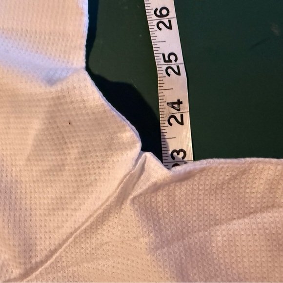 White Short Sleeve Polo with Black Collar - Picture 7 of 7